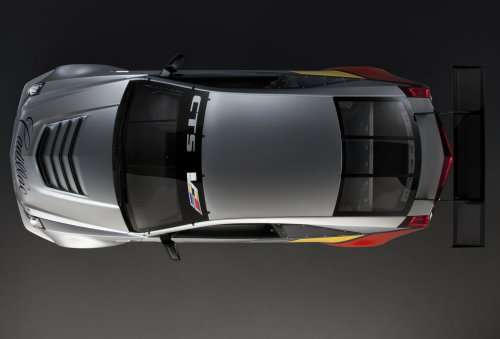 A view from the top of the 2011 Cadillac CTS-V Coupe race car | Torque News
